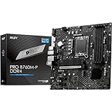 MSI PRO B760M-P DDR4 Mainboard, Unterstützt Intel 12., 13. & 14. Gen Core...