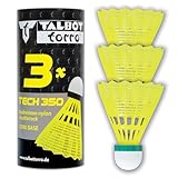 Talbot Torro Badminton und Federball TECH 350 Badmintonball, 3er Dose,...