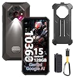 Ulefone Armor X16 Outdoor Handy Android 15, 12GB + 128GB/SD-2TB 10360mAh,...