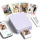 Nelko Fotodrucker PP01 Farbe Tragbarer Mini Fotodrucker für Smartphone mit...