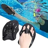 Handpaddel zum Schwimmen, 1 Paar Schwimmpaddel, Schwimmtraining Handpaddel...