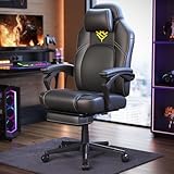 SONGMICS HOME Gaming-Stuhl, ergonomischer Computerstuhl mit Fußstütze,...