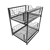 KD Essentials – Spülschrank Organizer – robustes Vollmetall, 2 Etagen...