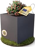 Ondis24 Pflanzkübel Vulkan Pierre 50, Blumentopf 50 x 50 cm, Garten...