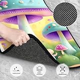 Universal-Automatten, 4er-Set, weiche Fantasy-Pilz-Fußmatte, rutschfeste...