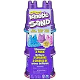 Kinetic Sand Schimmer Sand 3er Pack 340 g - 3 Farben Glitzersand aus...