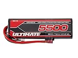 Ultimate RC LiPo Akku HV 7.6V 2S 5500mAh 60C T-Dean