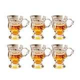 LOMUG 6 Set Gläser Mit Henkel, 150ML Gläser mit Griff, Irish Coffee...