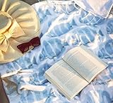 Strandtuch, Frottee, Baumwolle, mit Fransen, Motiv: Blanc MariClo