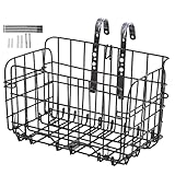 Großer Fahrradkorb, Große Faltbare Fahrradzubehör, Front Lenkerkorb...