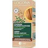 LOGONA Naturkosmetik Pflegende pflanzliche Haarfarbe, Veganes...