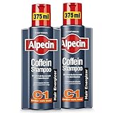 Alpecin Coffein-Shampoo C1, 2 x 375 ml - Haarwachstum stimulierendes...