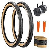 ZUKKA 2er Set Fahrradreifen Faltbarer 26 Zoll Reifen 26x 2.125...