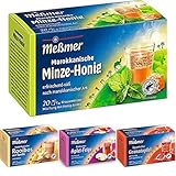 Meßmer Ländertee | 5 x 20 Teebeutel | Minze-Honig, Rooibos, Apfel-Feige,...