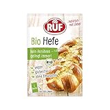 RUF Bio Hefe, ohne Emulgator und ohne Anrühren, Trockenhefe für Pizza,...