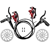 Hydraulische Scheibenbremsen für Fahrrad, vorne und hinten, Bremssattel...