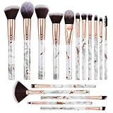 Pinselset Makeup DUAIU 16 Stück Professionelle Pinsel Set Marmor Gesicht...