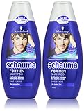 Schwarzkopf Schauma For Men Shampoo, 2er Pack (2 x 400 ml)