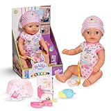 BABY born Lena (Little Baby Girl) 36cm, Babypuppe mit 7 Funktionen für...