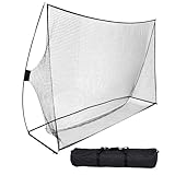 Golf Netz 2,1x3 m,Groß & Tragbares Golf-Übungsnetz mit Tasche für Innen...