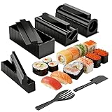 Exzact Sushi Kit 10-teilig – Sushi Maker Set mit Sushi Formen, Nigiri...
