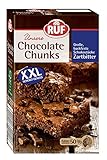 RUF Chocolate Chunks Zartbitter, Backfeste, dunkle Schokoladen-Tropfen, XXL...