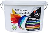 RyFo Colors Silikonharz Fassadenfarbe 12,5l (Größe wählbar) -...