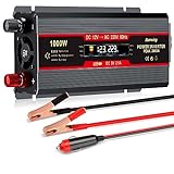 Seamuing 2000W Wechselrichter DC 12V auf AC 240V Spannungswandler 1 AC...