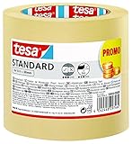 tesa Malerband Standard - 2er Pack - Malerabdeckband mit starker Haftung...