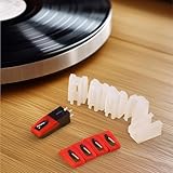 Navaris Plattenspieler Nadel Set - 5er Pack - Premium Material für...