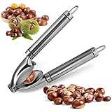 Maronen Schneider Kastanienschneider Schäler, Edelstahl Kastanienöffner...