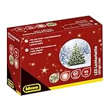 Idena 8325058 - LED Lichterkette mit 80 LEDs in Gold-Gelb, mit 8 Stunden...