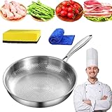 Generisch Titaniumpro Pfanne 26/28/30cm, Titan Bratpfanne Unbeschichtet,...