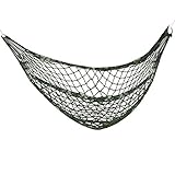 TRIXES Kleine Army Reise hängematte aus Nylon für Camping, zum Entspannen...