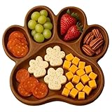 Hbbgdiy Niedliches Wurstbrett aus Holz in Katzenpfotenform für Käse,...