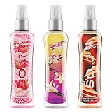 Body Mist By So…? Damen Körpernebel Vanilla, Red Velvet, Strawberries &...