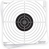 100 x Luftgewehr Zielscheiben Schiessscheiben 14x14 cm für Luftpistole...