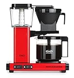 Moccamaster KBG Select, Retro Kaffeemaschine, Kaffeeautomat, Red, 1.25...