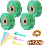 DKINY 4 Stück Pfropfband Set, Dehnbar PVC Veredelungsband mit 30 Etiketten...