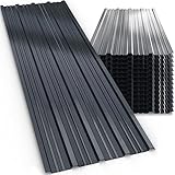 GARDEBRUK® 14x Trapezblech 110x46cm = 7m² Verzinkt Rostresistent...