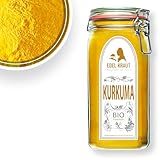 KURKUMA PULVER BIO | EDEL KRAUT 100% reines BIO Curcuma Pulver im Premium...