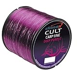 CULT Deep Purple Climax Angelschnur Karpfenschnur Fluorocarbon ummantelt...