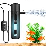 BAITAI Aquarium Innenfilter mit UV-Sterilisator & Timer, 5-in-1 Filterpumpe...