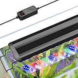 FEDOUR 30-50CM Aquarium LED Beleuchtung, Vollspektrum Aquarium Licht für...