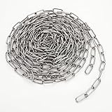 SENENQU 6M Edelstahlkette Meterware, Φ3mm Gliederkette Edelstahl zum...