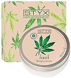 STYX© BIO Hanf-SALBE (200ml) HANF-Creme Natur • CBD Creme hochdosiert...