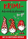 Krimi-Adventskalender to go 5: Mit 24 kniffligen Rätseln (Adventskalender...