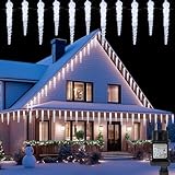 CCILAND Eiszapfen Lichterkette Außen, 4M 40 LED Eiszapfen Lichterkette...