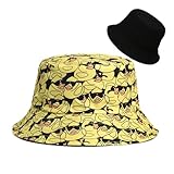 LANLYLGQ Fischerhut Beidseitig Tragen Unisex Herren Damen Sonnenhut UV...