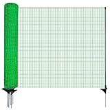 Signstek Weidezaun, mobiler Zaun 90 cm hoch, 25m lang, 15 Pfähle,...